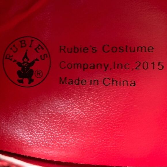 Wizard of Oz Ruby Platform Slippers Sz L - Picture 7 of 8